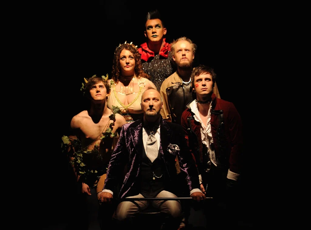 Peter Corry and his performers