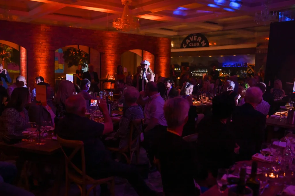 Peter Corry Productions performer at a corporate event in Northern Ireland