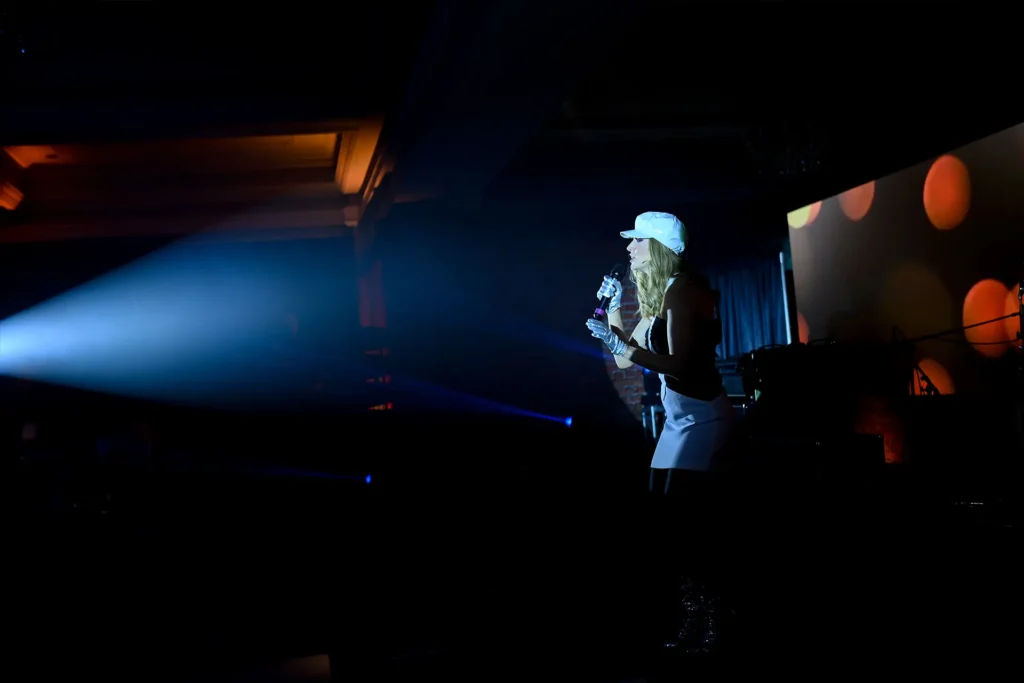Peter Corry Productions performer at a corporate event in Northern Ireland