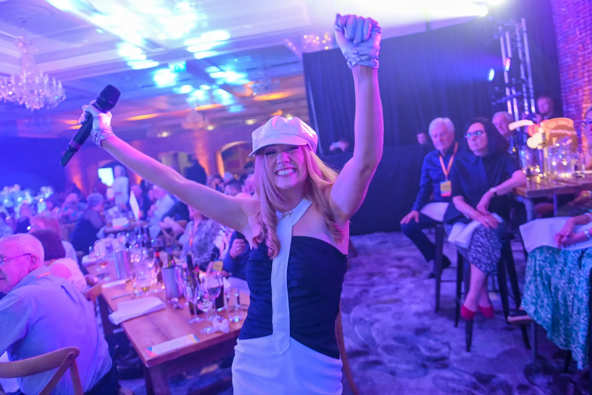 Peter Corry Productions performer at a corporate event in Northern Ireland