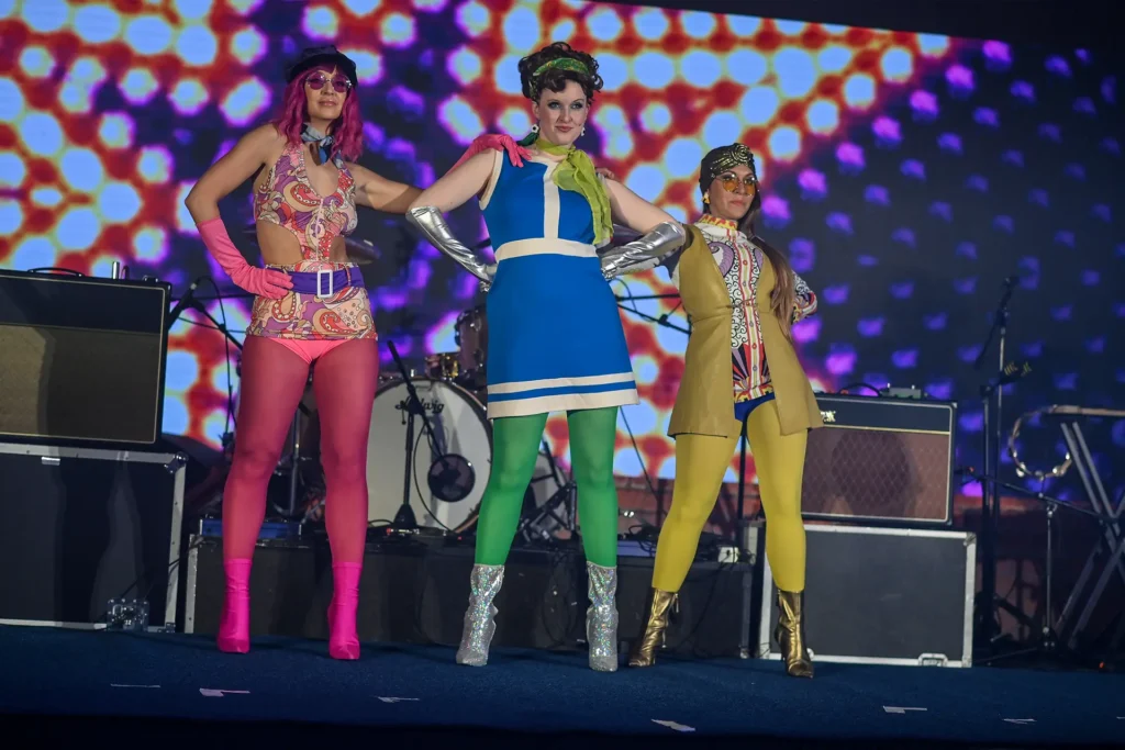 Peter Corry Productions performers at a corporate event in Northern Ireland