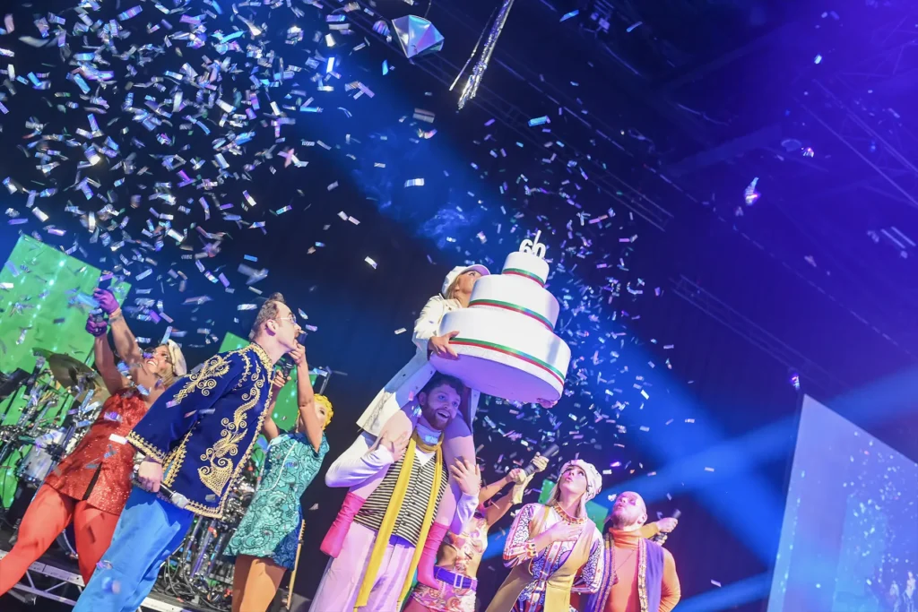 Peter Corry Productions performer at a corporate event for Hendersons group in Northern Ireland