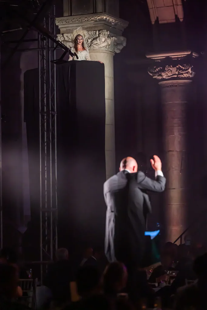 Peter Corry Productions performer at a corporate event for Lunns Jewellers in Northern Ireland