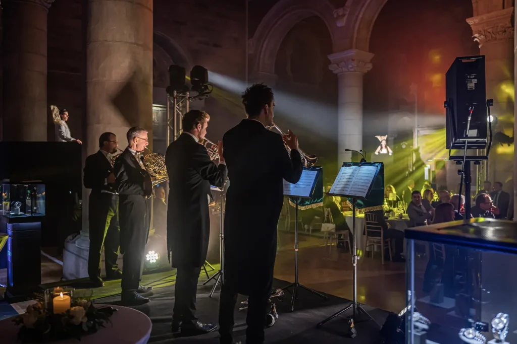 Peter Corry Productions performer at a corporate event for Lunns Jewellers in Northern Ireland