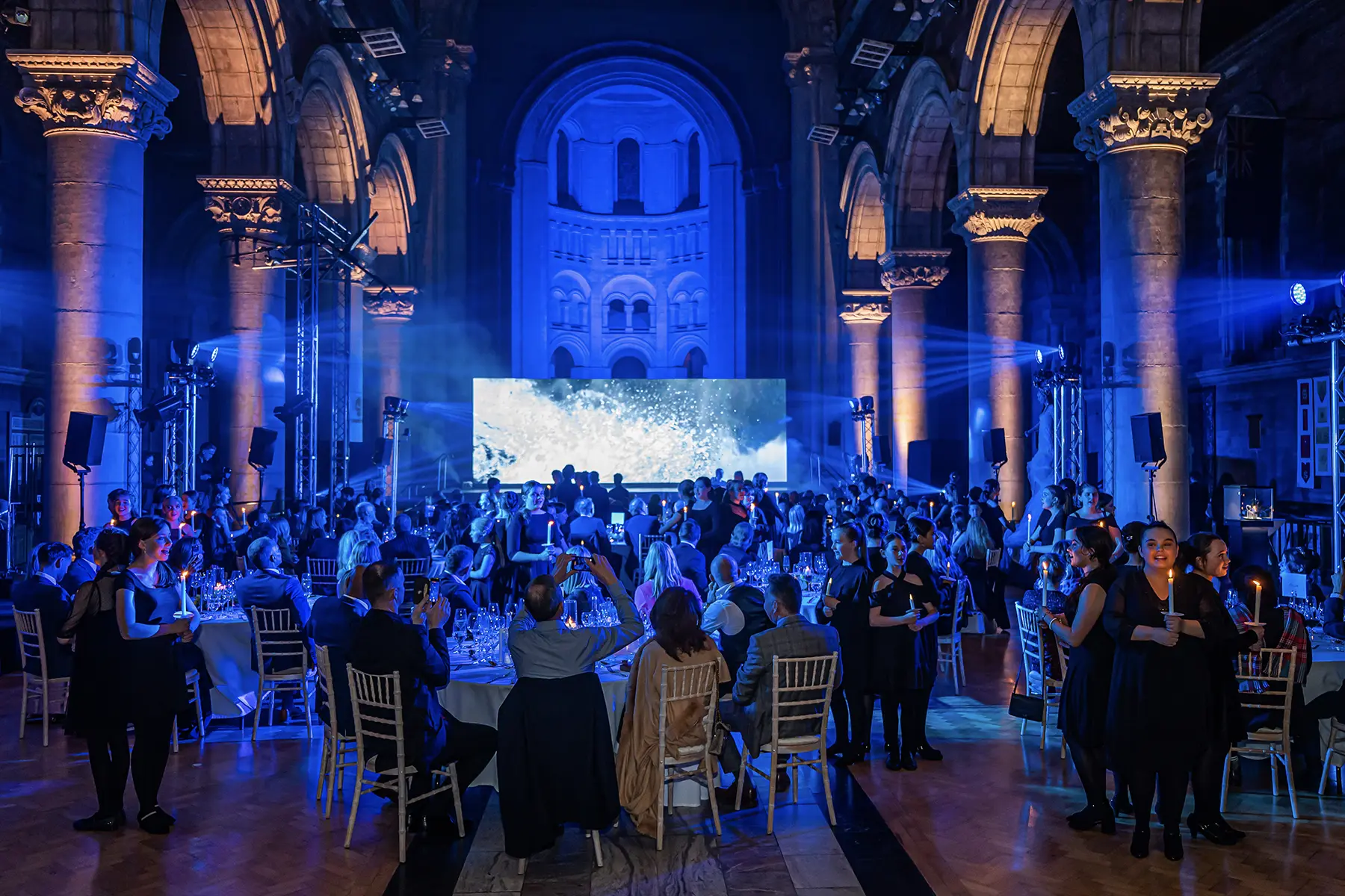 Peter Corry Productions performer at a corporate event for Lunns Jewellers in Northern Ireland